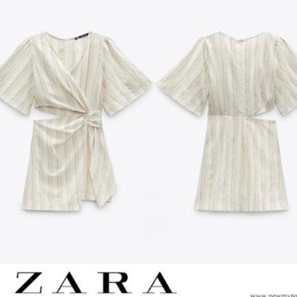 NWOT Zara cut out mini dress - Picture 3 of 3